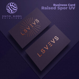 Business card Rised Spot UV