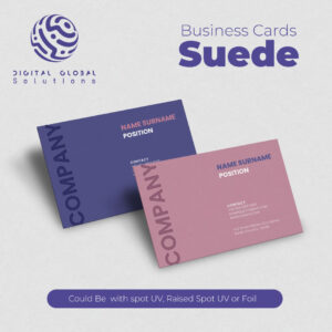 Suede Business card